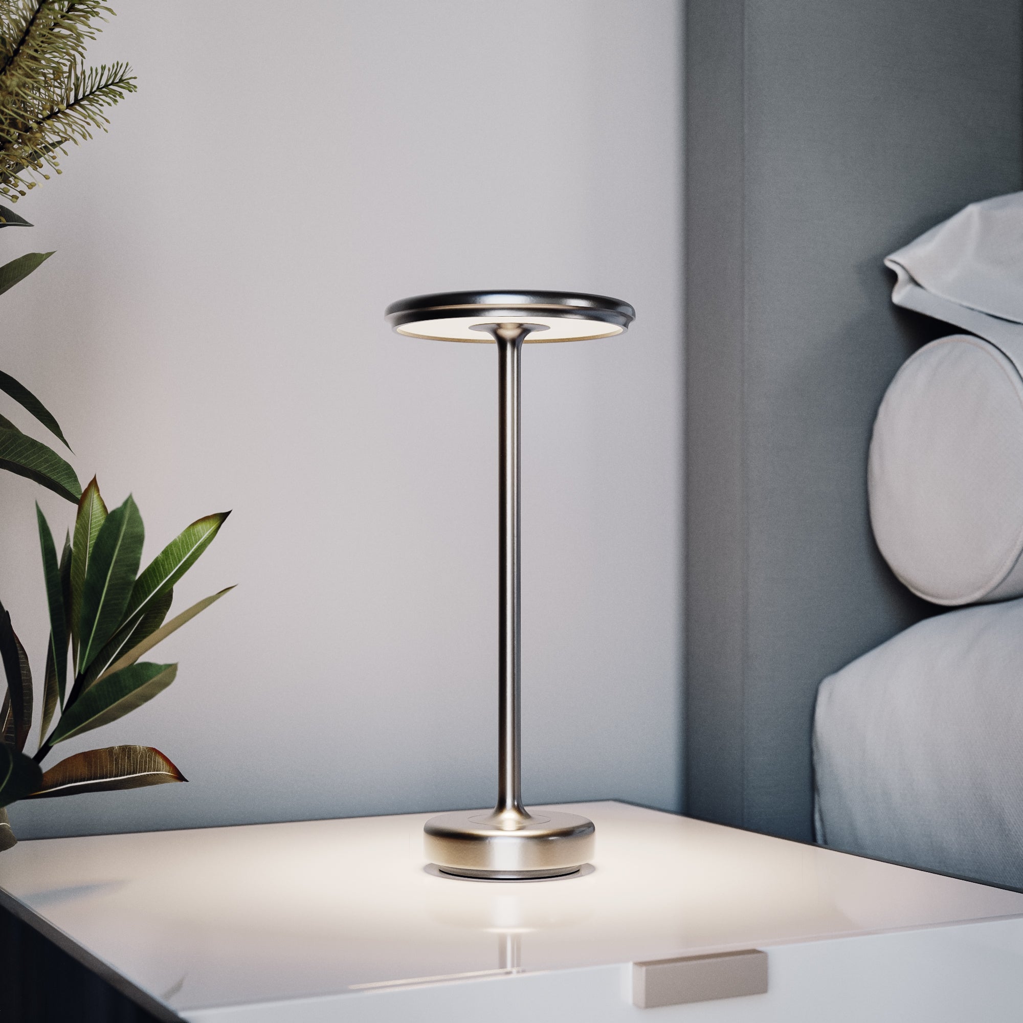 Wireless LED Table Lamp | Modern Minimalist Design | Adjustable Brightness | Indoor Outdoor Use