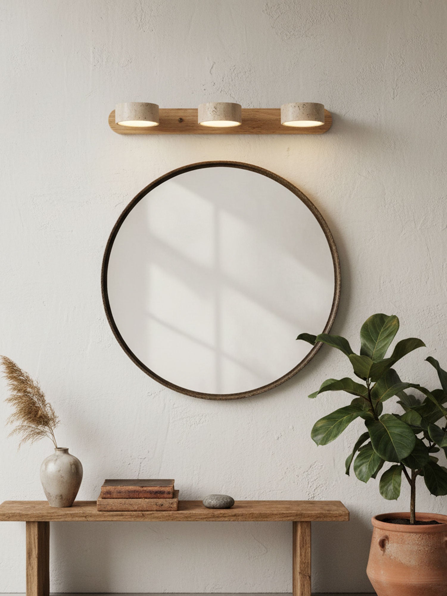 Lois | Travertine Wall Sconce