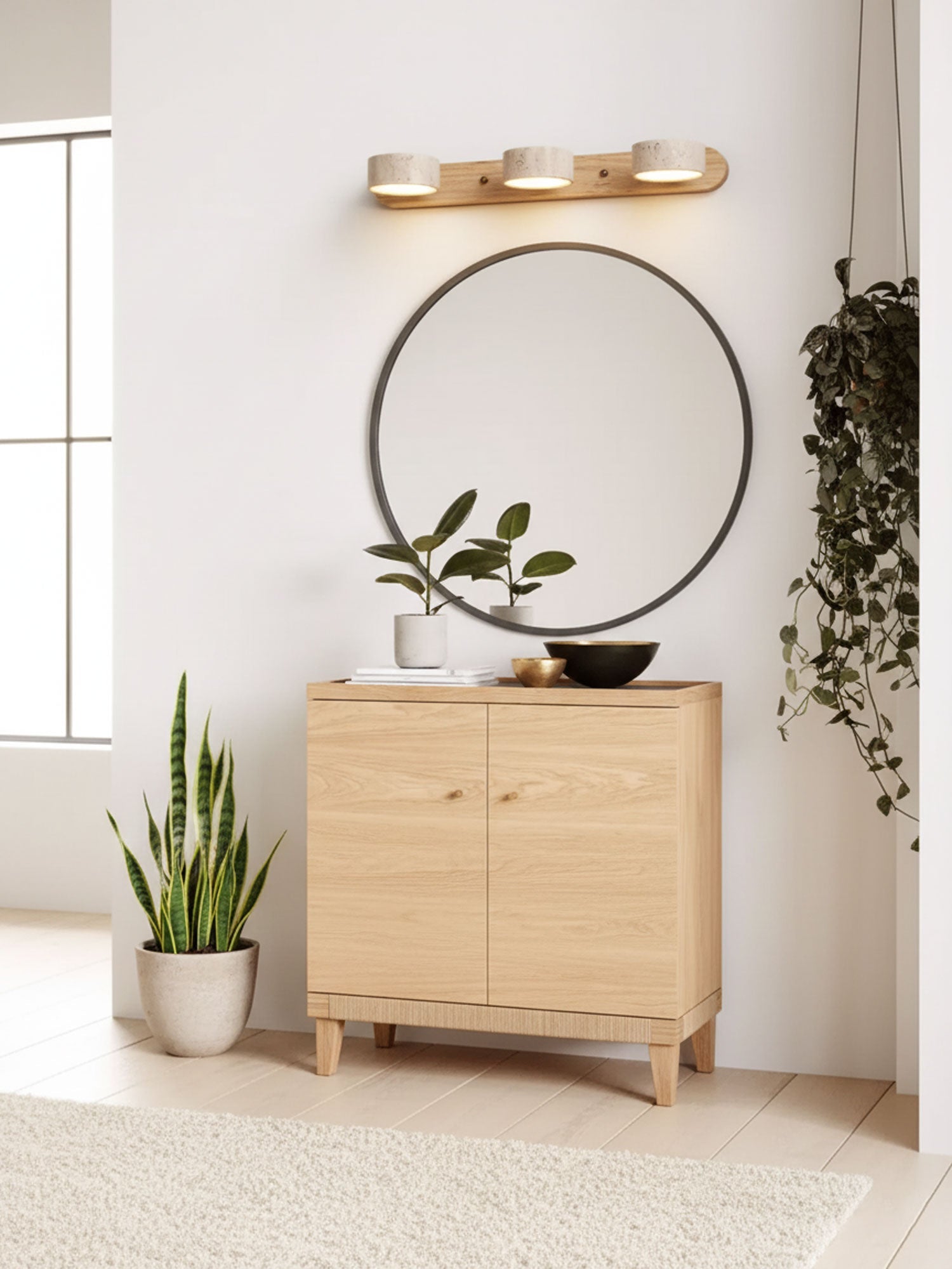 Lois | Travertine Wall Sconce