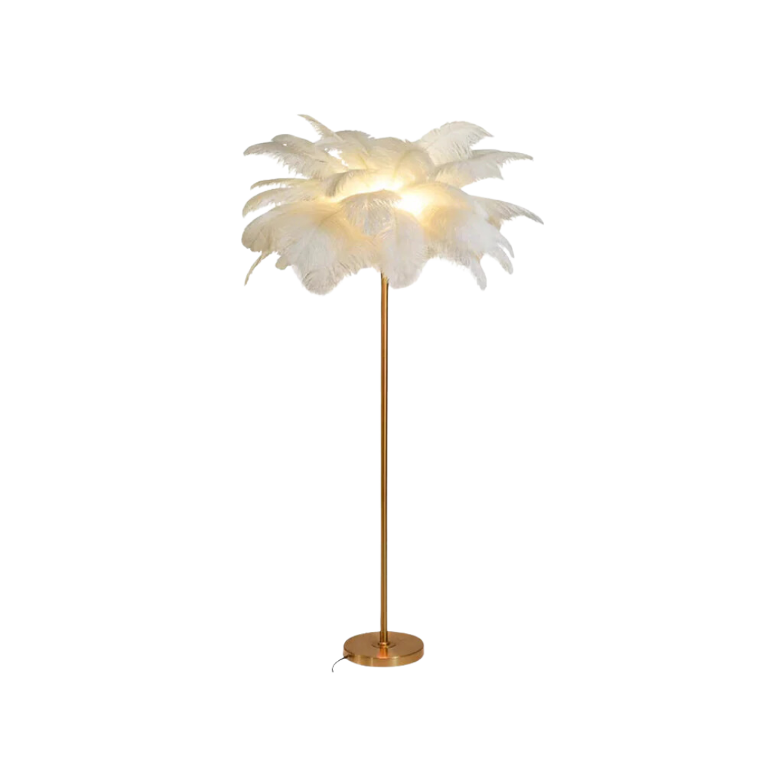 O'Moore | Elegant og Moderne Gulvlampe | Naturlig Inspiration | Høj Kvalitet Materialer | Effektiv Belysning | Til Stue, Soveværelse og
