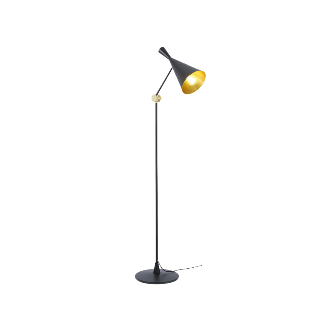 Dorviana gulvlampe | Moderne design | Justerbart lampehoved | Robust stel | Minimalistisk stil | Høj kvalitet | Perfekt til stue eller