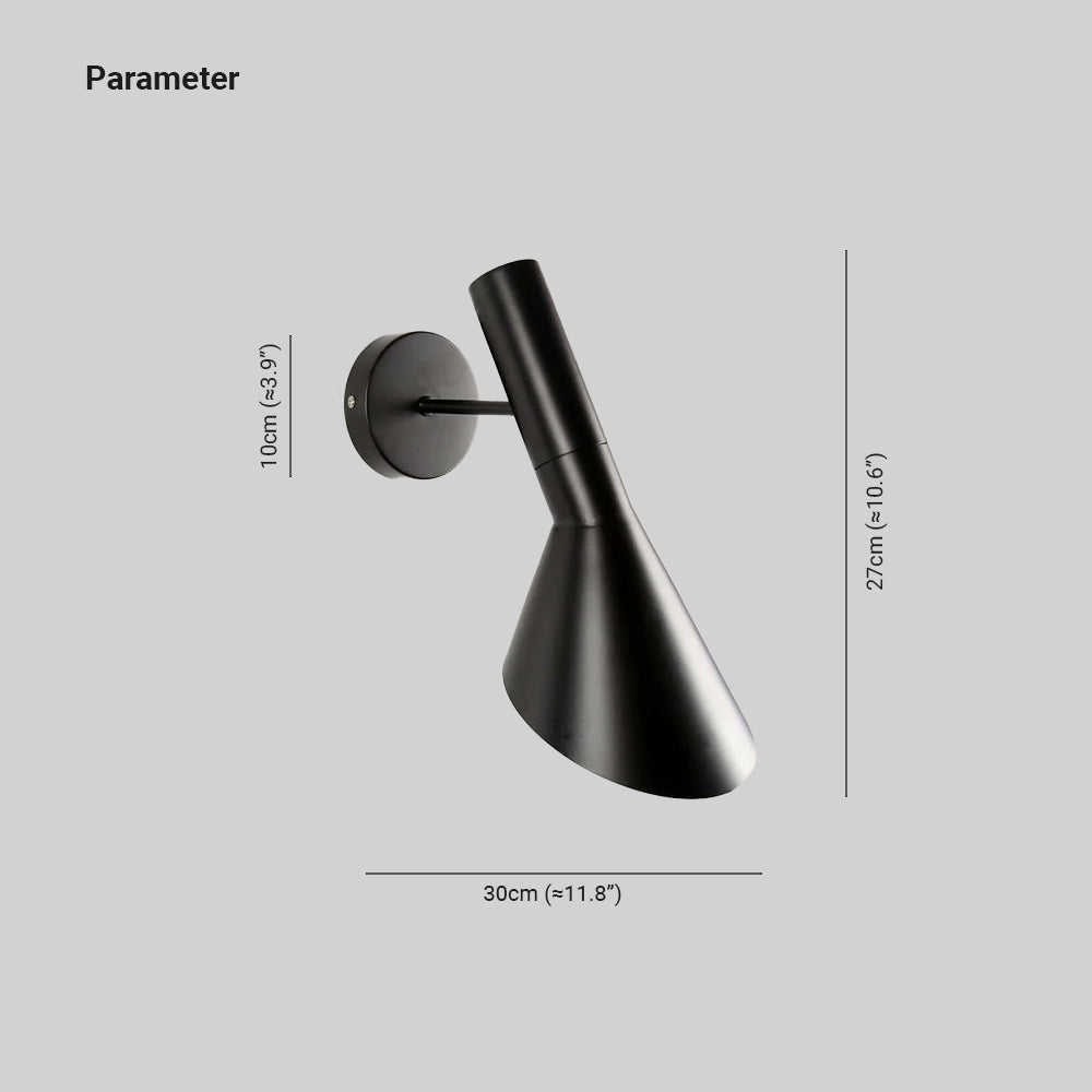 Brady Moderne LED Væglampe | Justerbar | Sort Finish | Ideel til Spisestue, Stue eller Soveværelse | Indendørs Belysning | Drejeligt Design