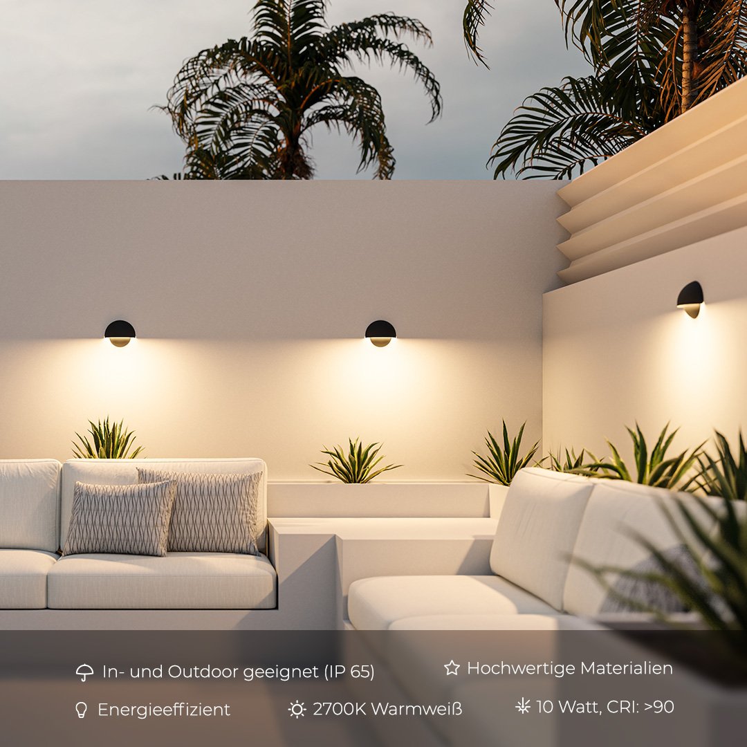 APOLLO | Mat Sort Moderne Væglampe | Justerbar Læsebelysning | Høj Kvalitet Metal