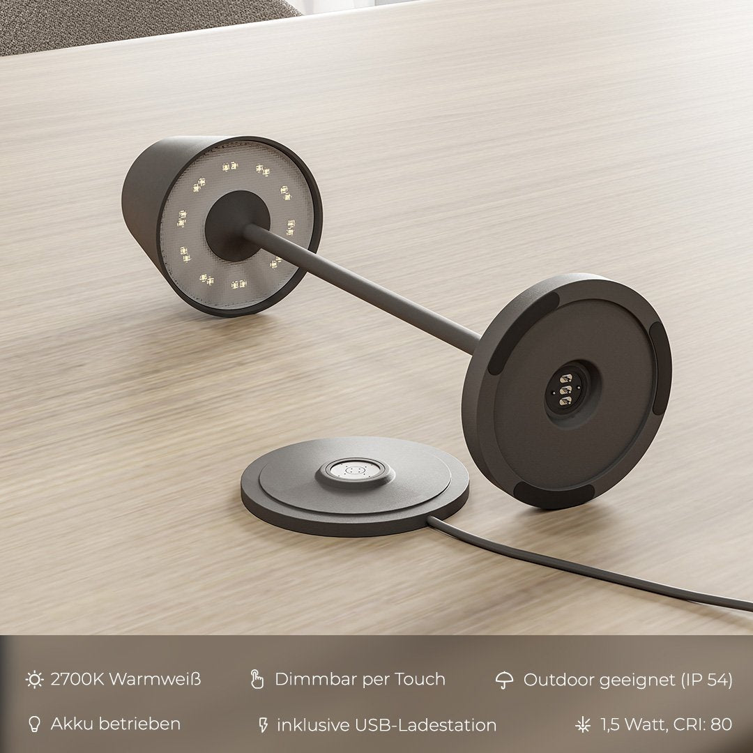 NOVA | LED | Smuk slank lampe til skrivebordet | Moderne design | Holdbar