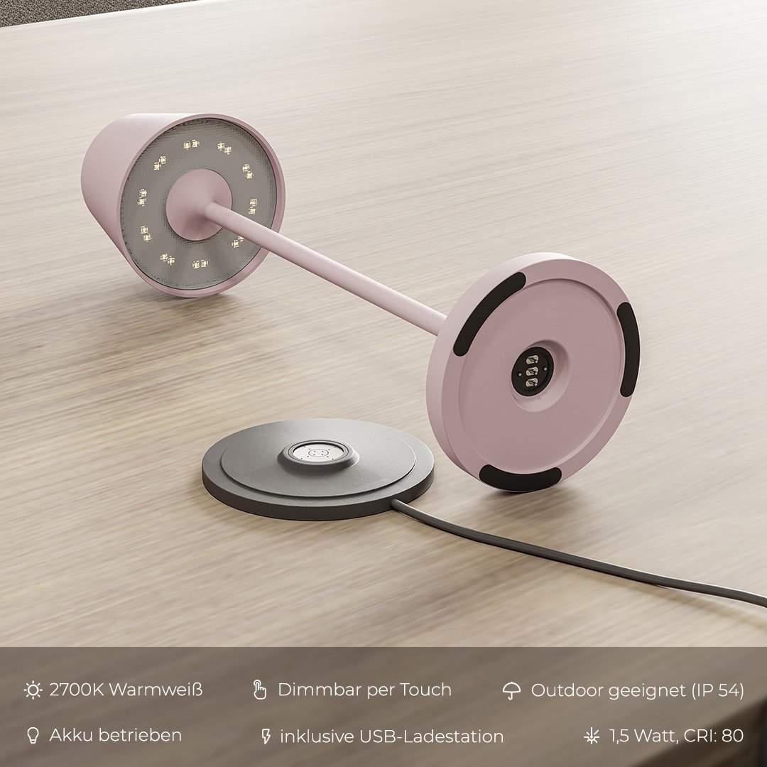 NOVA | LED | Smuk slank lampe til skrivebordet | Moderne design | Holdbar