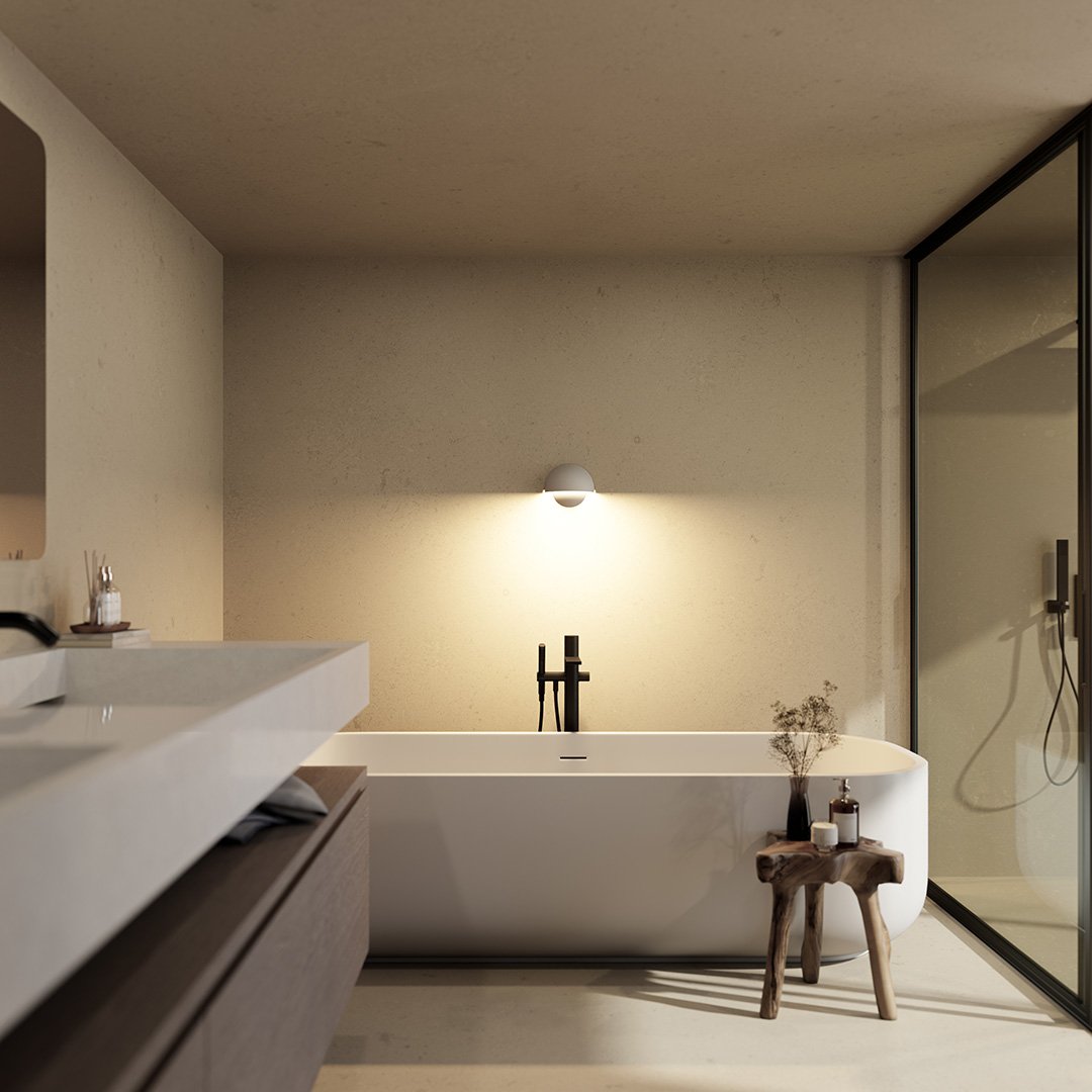 APOLLO | Mat Sort Moderne Væglampe | Justerbar Læsebelysning | Høj Kvalitet Metal