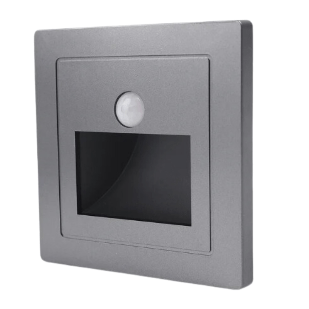 Elegant Væglampe til Trappe | Moderne Design | LED Belysning | Forskellige Finishes | Nem Installation | Hvid | Sølv | Sort | Indbyggede Installation